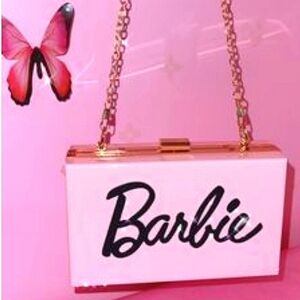 Barbie Pink Box Clutch Handbag